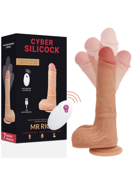 CYBER SILICOCK REALASTICO CONTROL REMOTO MR RICK 209 CM O 4 CM