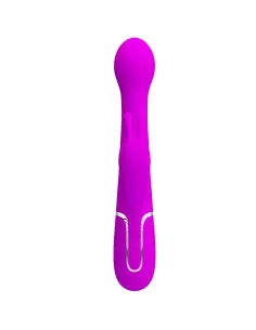PRETTY LOVE DEJON VIBRADOR RABBIT 3 EN 1 MULTIFUNCION VIOLETA 2