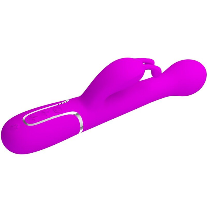 PRETTY LOVE DEJON VIBRADOR RABBIT 3 EN 1 MULTIFUNCION VIOLETA