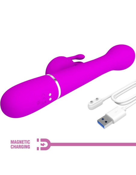 PRETTY LOVE DEJON VIBRADOR RABBIT 3 EN 1 MULTIFUNCION VIOLETA PRETTY LOVE DEJON VIBRADOR RABBIT 3 EN 1 MULTIFUNCION VIOLETA