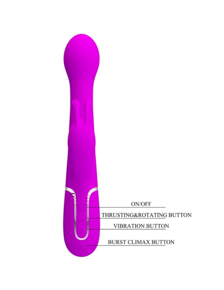 PRETTY LOVE DEJON VIBRADOR RABBIT 3 EN 1 MULTIFUNCION VIOLETA PRETTY LOVE DEJON VIBRADOR RABBIT 3 EN 1 MULTIFUNCION VIOLETA