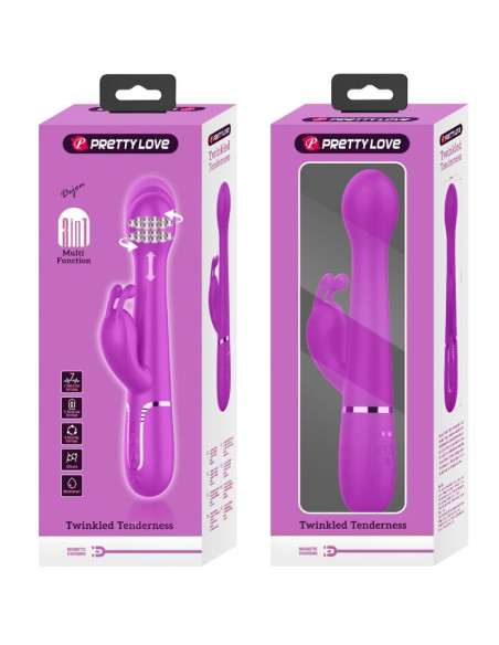 PRETTY LOVE DEJON VIBRADOR RABBIT 3 EN 1 MULTIFUNCION VIOLETA PRETTY LOVE DEJON VIBRADOR RABBIT 3 EN 1 MULTIFUNCION VIOLETA
