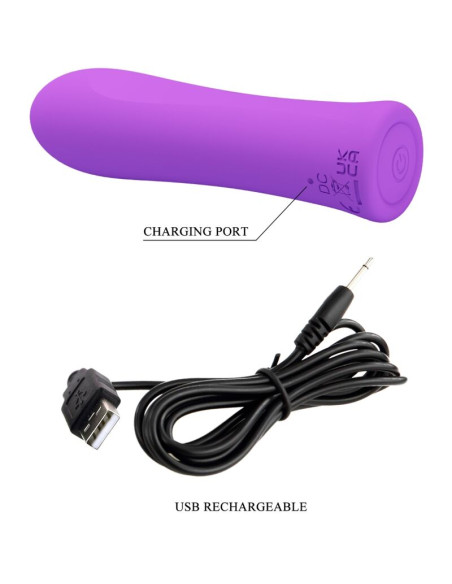 PRETTY LOVE ALFREDA VIBRADOR SUPER POWER MORADO PRETTY LOVE ALFREDA VIBRADOR SUPER POWER MORADO
