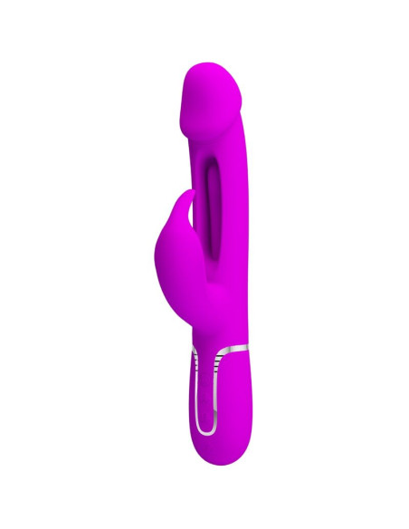 PRETTY LOVE KAMPAS VIBRADOR RABBIT 3 EN 1 MULTIFUNCION CON LENGUA FUCSIA PRETTY LOVE KAMPAS VIBRADOR RABBIT 3 EN 1 MULTIFUNCION CON LENGUA FUCSIA