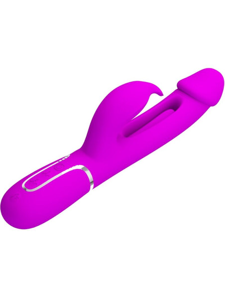 PRETTY LOVE KAMPAS VIBRADOR RABBIT 3 EN 1 MULTIFUNCION CON LENGUA FUCSIA PRETTY LOVE KAMPAS VIBRADOR RABBIT 3 EN 1 MULTIFUNCION CON LENGUA FUCSIA