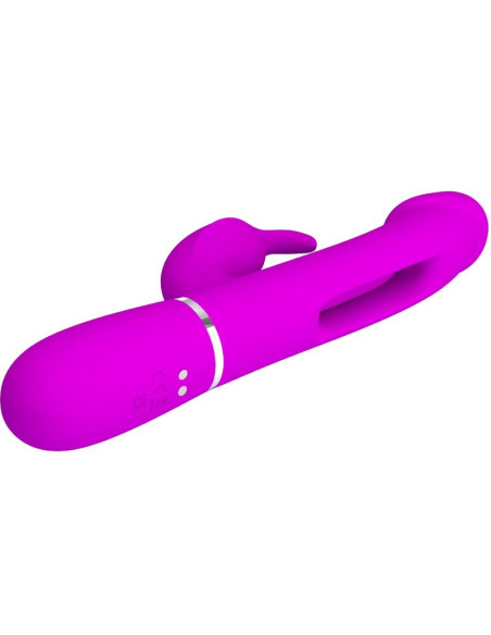PRETTY LOVE KAMPAS VIBRADOR RABBIT 3 EN 1 MULTIFUNCION CON LENGUA FUCSIA PRETTY LOVE KAMPAS VIBRADOR RABBIT 3 EN 1 MULTIFUNCION CON LENGUA FUCSIA