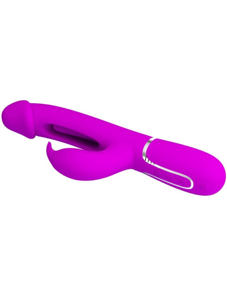 PRETTY LOVE KAMPAS VIBRADOR RABBIT 3 EN 1 MULTIFUNCION CON LENGUA FUCSIA PRETTY LOVE KAMPAS VIBRADOR RABBIT 3 EN 1 MULTIFUNCION CON LENGUA FUCSIA