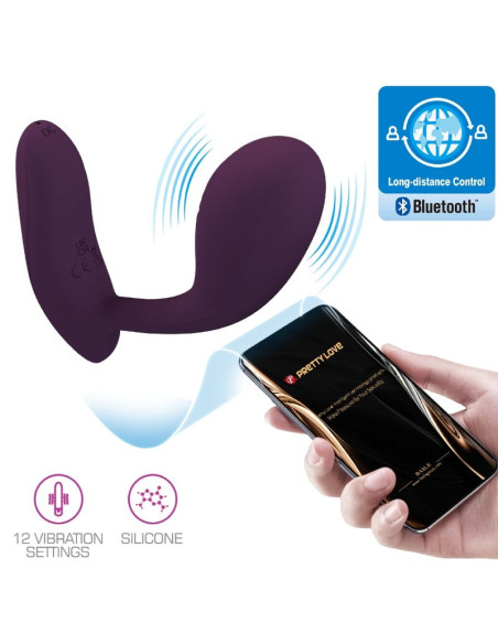 PRETTY LOVE BAIRD G SPOT 12 VIBRACIONES RECARGABLE LILA APP PRETTY LOVE BAIRD G SPOT 12 VIBRACIONES RECARGABLE LILA APP