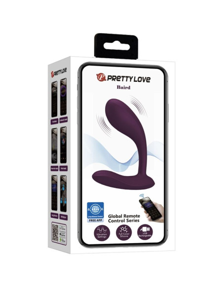PRETTY LOVE BAIRD G SPOT 12 VIBRACIONES RECARGABLE LILA APP PRETTY LOVE BAIRD G SPOT 12 VIBRACIONES RECARGABLE LILA APP