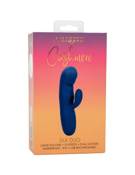 CALEXOTICS CASHMERE SILK DUO AZUL CALEXOTICS CASHMERE SILK DUO AZUL