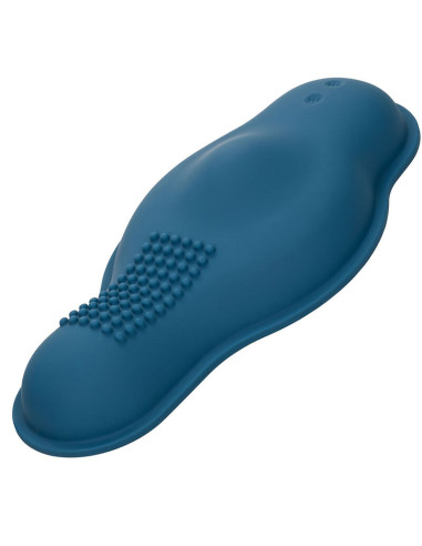 CALEXOTICS RIDER MASAJEADOR DOBLE MOTOR CONTROL REMOTO AZUL