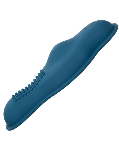 CALEXOTICS RIDER MASAJEADOR DOBLE MOTOR CONTROL REMOTO AZUL