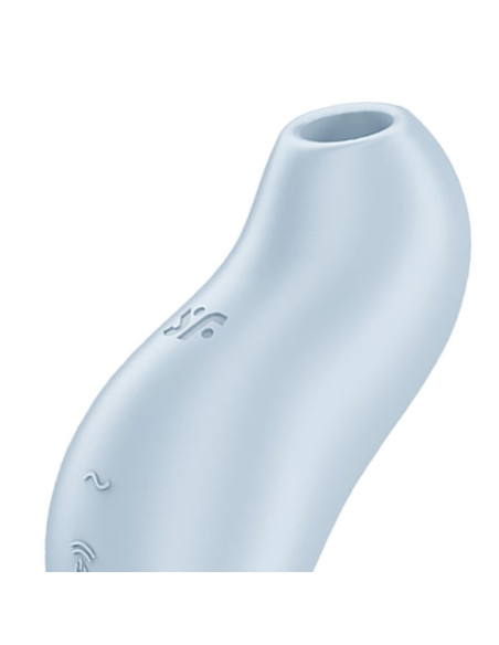 SATISFYER POCKET PRO 1 ESTIMULADOR CLITORIS AZUL CLARO