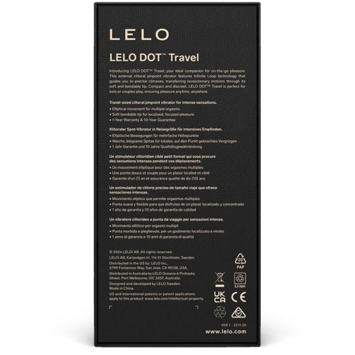 LELO DOT TRAVEL ESTIMULADOR DE CLITORIS MORADO