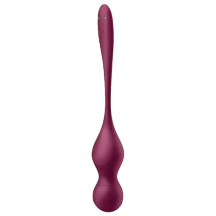 SATISFYER LOVE BIRDS VARY BOLAS VIBRADORES APP GRATUITA ROJO VINO