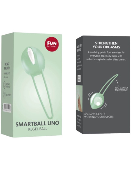 FUN FACTORY SMARTBALL UNO BOLA PELVICA BLANCO VERDE PISTACHO