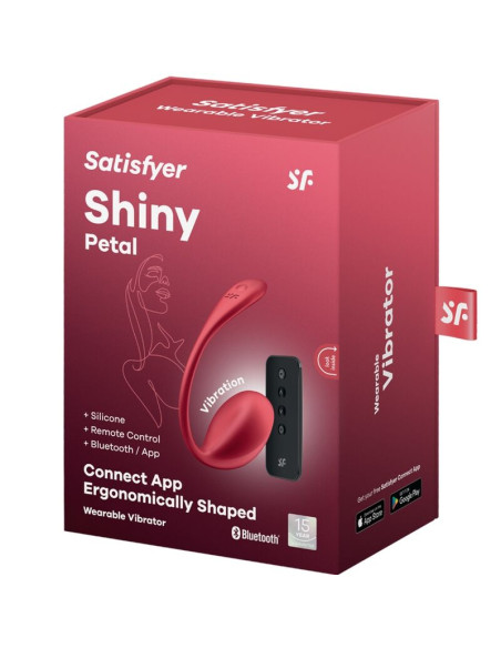 SATISFYER SHINY PETAL ESTIMULADOR PUNTO G CONTROL REMOTO ROJO APP GRATUITA SATISFYER SHINY PETAL ESTIMULADOR PUNTO G CONTROL REMOTO ROJO APP GRATUITA
