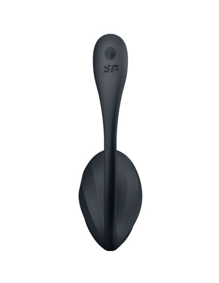 SATISFYER RIBBED PETAL ESTIMULADOR PUNTO G CONTROL REMOTO NEGRO APP GRATUITA