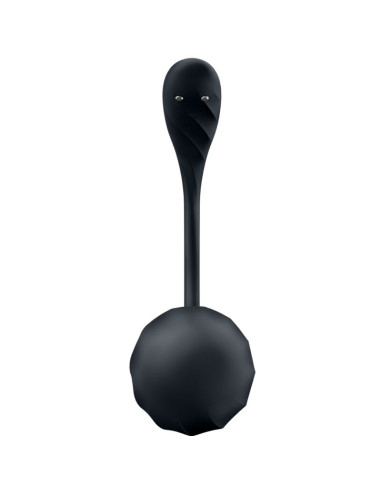 SATISFYER RIBBED PETAL ESTIMULADOR PUNTO G CONTROL REMOTO NEGRO APP GRATUITA