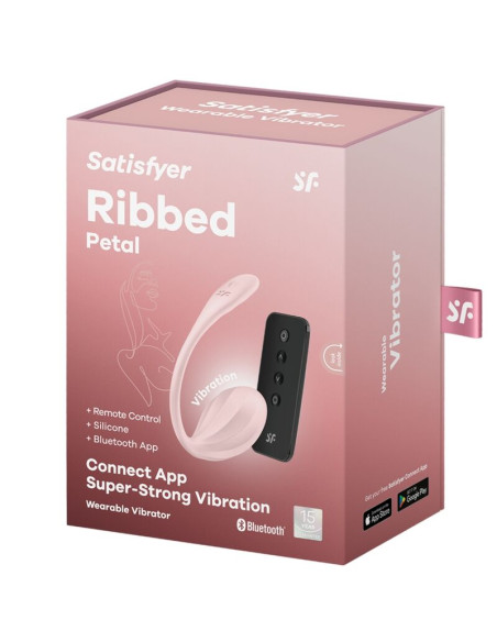 SATISFYER RIBBED PETAL ESTIMULADOR PUNTO G CONTROL REMOTO ROSA APP GRATUITA SATISFYER RIBBED PETAL ESTIMULADOR PUNTO G CONTROL REMOTO ROSA APP GRATUITA