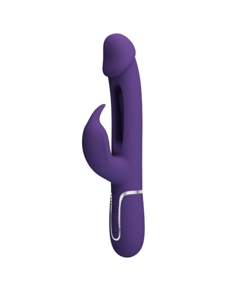 PRETTY LOVE KAMPAS VIBRADOR RABBIT 3 EN 1 MULTIFUNCION CON LENGUA VIOLETA PRETTY LOVE KAMPAS VIBRADOR RABBIT 3 EN 1 MULTIFUNCION CON LENGUA VIOLETA