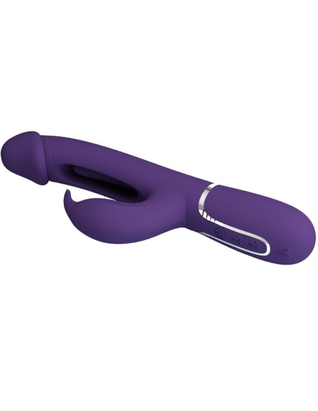 PRETTY LOVE KAMPAS VIBRADOR RABBIT 3 EN 1 MULTIFUNCION CON LENGUA VIOLETA PRETTY LOVE KAMPAS VIBRADOR RABBIT 3 EN 1 MULTIFUNCION CON LENGUA VIOLETA