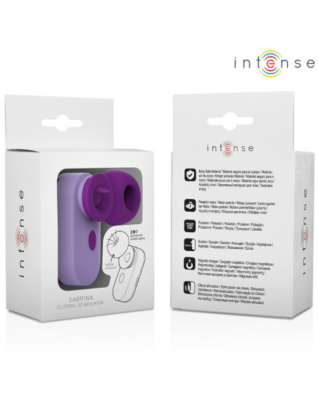 INTENSE SABRINA TRAVEL SET ESTIMULADOR DE CLITORIS VIOLETA INTENSE SABRINA TRAVEL SET ESTIMULADOR DE CLITORIS VIOLETA