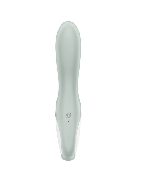 SATISFYER AIR PUMP BOOTY 3 VIBRADOR ANAL INFLABLE VERDE GRIS