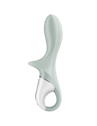 SATISFYER AIR PUMP BOOTY 3 VIBRADOR ANAL INFLABLE VERDE GRIS