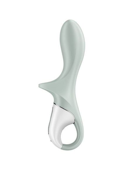SATISFYER AIR PUMP BOOTY 3 VIBRADOR ANAL INFLABLE VERDE GRIS