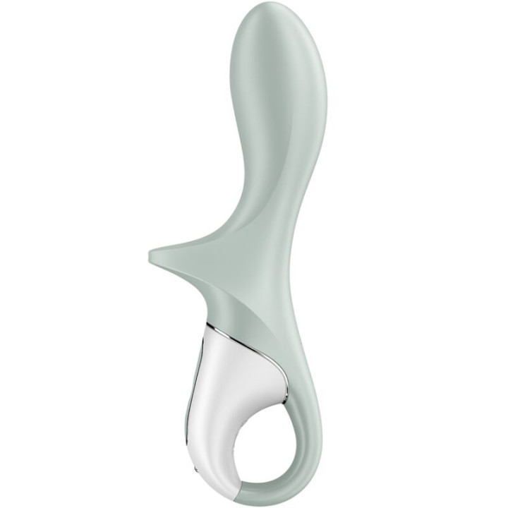 SATISFYER AIR PUMP BOOTY 3 VIBRADOR ANAL INFLABLE VERDE GRIS