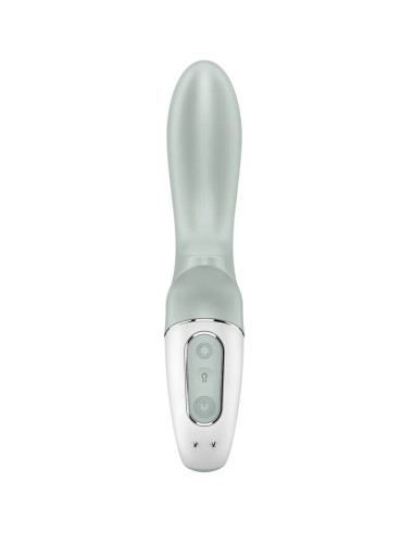 SATISFYER AIR PUMP BOOTY 3 VIBRADOR ANAL INFLABLE VERDE GRIS