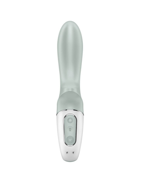 SATISFYER AIR PUMP BOOTY 3 VIBRADOR ANAL INFLABLE VERDE GRIS