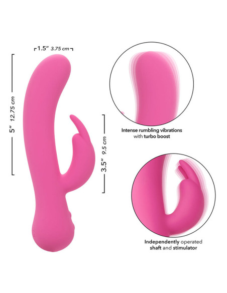 CALEXOTICS FIRST TIME VIBRADOR RABBIT RECARGABLE ROSA CALEXOTICS FIRST TIME VIBRADOR RABBIT RECARGABLE ROSA