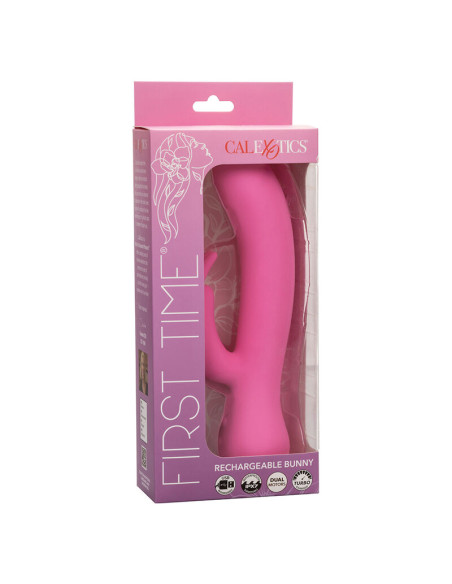 CALEXOTICS FIRST TIME VIBRADOR RABBIT RECARGABLE ROSA CALEXOTICS FIRST TIME VIBRADOR RABBIT RECARGABLE ROSA