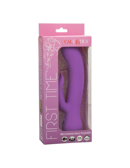 CALEXOTICS FIRST TIME VIBRADOR COMPLACIENTE RECARGABLE MORADO CALEXOTICS FIRST TIME VIBRADOR COMPLACIENTE RECARGABLE MORADO