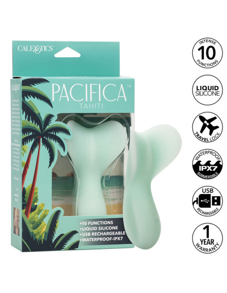 CALEXOTICS PACIFICA TAHITI ESTIMULADOR 10 FUNCIONES AQUA CALEXOTICS PACIFICA TAHITI ESTIMULADOR 10 FUNCIONES AQUA