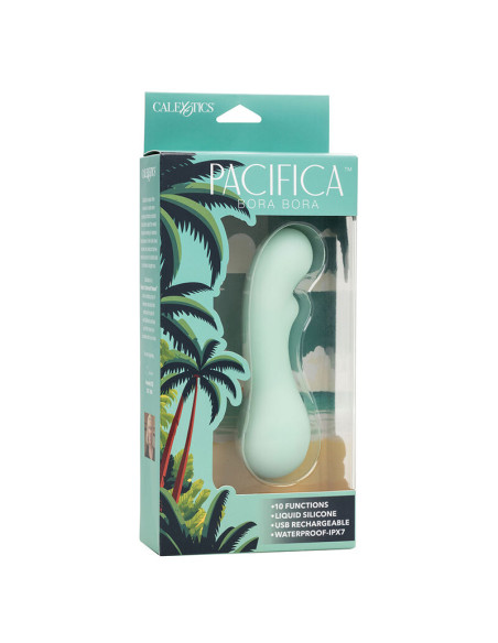 CALEXOTICS PACIFICA BORA BORA ESTIMULADOR PUNTO G 10 VIBRACIONES AQUA CALEXOTICS PACIFICA BORA BORA ESTIMULADOR PUNTO G 10 VIBRACIONES AQUA