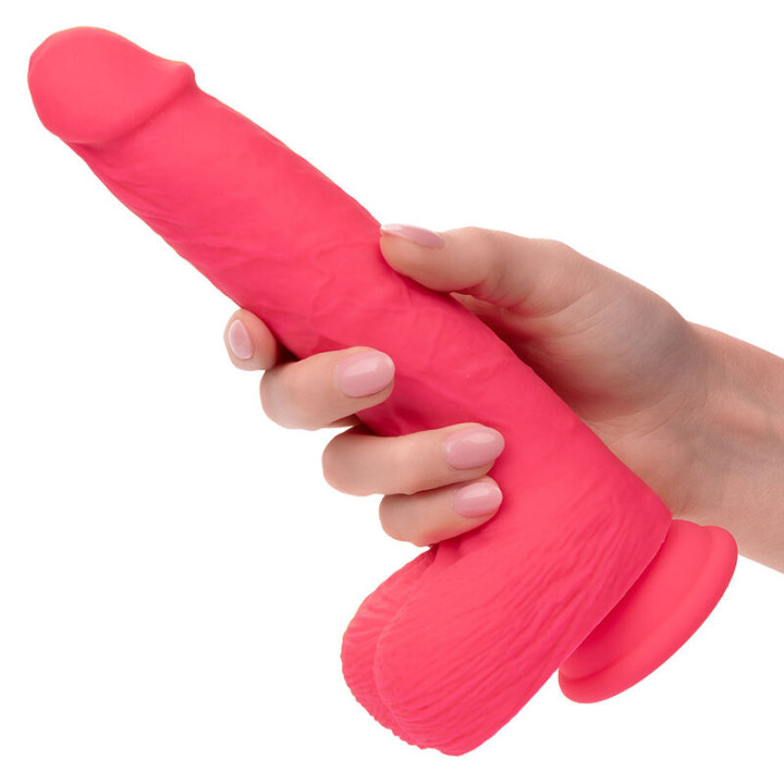 CALEXOTICS STUDS VIBRADOR REALISTICO 10 VIBRACIONES Y ROSA