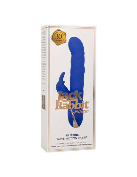 CALEXOTICS JACK VIBRADOR RABBIT MOVIMIENTO DE ONDAS AZUL CALEXOTICS JACK VIBRADOR RABBIT MOVIMIENTO DE ONDAS AZUL