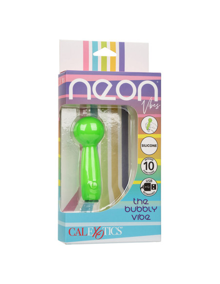 CALEXOTICS NEON VIBES THE BUBBLY VIBE MINI MASAJEADOR 10 VIBRACIONES VERDE CALEXOTICS NEON VIBES THE BUBBLY VIBE MINI MASAJEADOR 10 VIBRACIONES VERDE