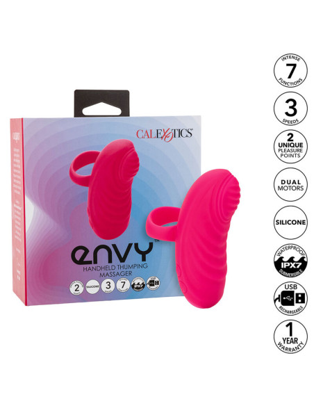 CALEXOTICS ENVY MASAJEADOR DE BOLA RODANTE 7 VIBRACIONES ROSA