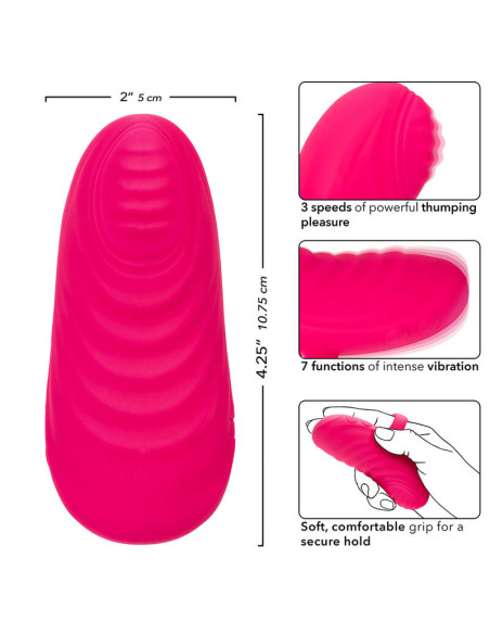CALEXOTICS ENVY MASAJEADOR DE BOLA RODANTE 7 VIBRACIONES ROSA