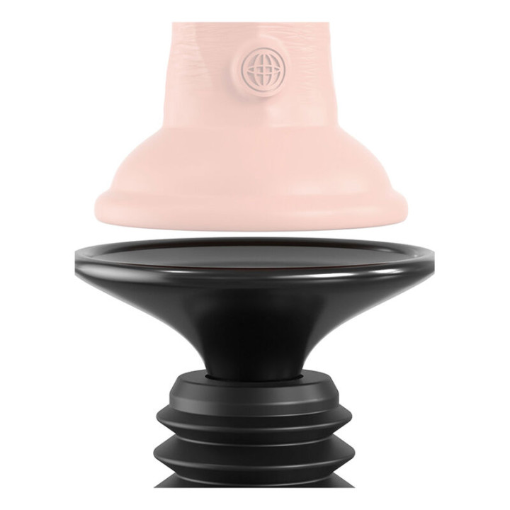 FETISH FANTASY SERIES BODY DOCK THRUSTER SUJETA DILDOS CON 7 MODOS DE EMPUJE NEGRO