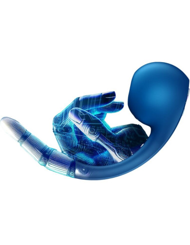 SATISFYER PRO WAVE 4 ESTIMULADOR PUNTO G AIR PULSE APLICACION GRATUITA AZUL OSCURO