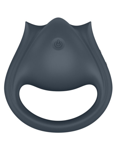 SATISFYER PERFECT PAIR 2 MULTIVIBRADOR 2 EN 1 ANILLO PARA PENE ESTIMULADOR DE DEDO GRIS
