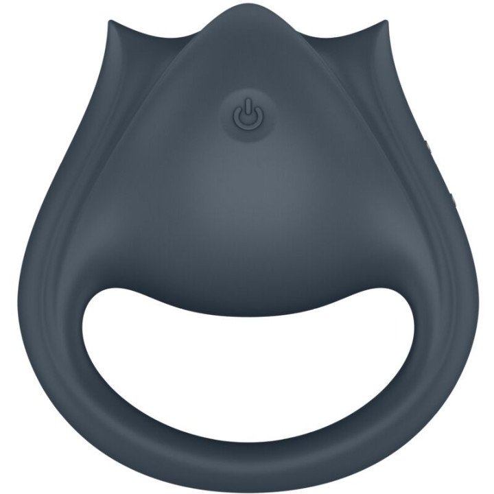 SATISFYER PERFECT PAIR 2 MULTIVIBRADOR 2 EN 1 ANILLO PARA PENE ESTIMULADOR DE DEDO GRIS