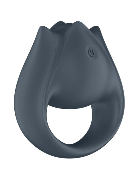 SATISFYER PERFECT PAIR 2 MULTIVIBRADOR 2 EN 1 ANILLO PARA PENE ESTIMULADOR DE DEDO GRIS
