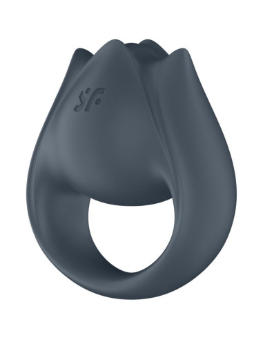 SATISFYER PERFECT PAIR 2 MULTIVIBRADOR 2 EN 1 ANILLO PARA PENE ESTIMULADOR DE DEDO GRIS