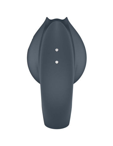 SATISFYER PERFECT PAIR 2 MULTIVIBRADOR 2 EN 1 ANILLO PARA PENE ESTIMULADOR DE DEDO GRIS